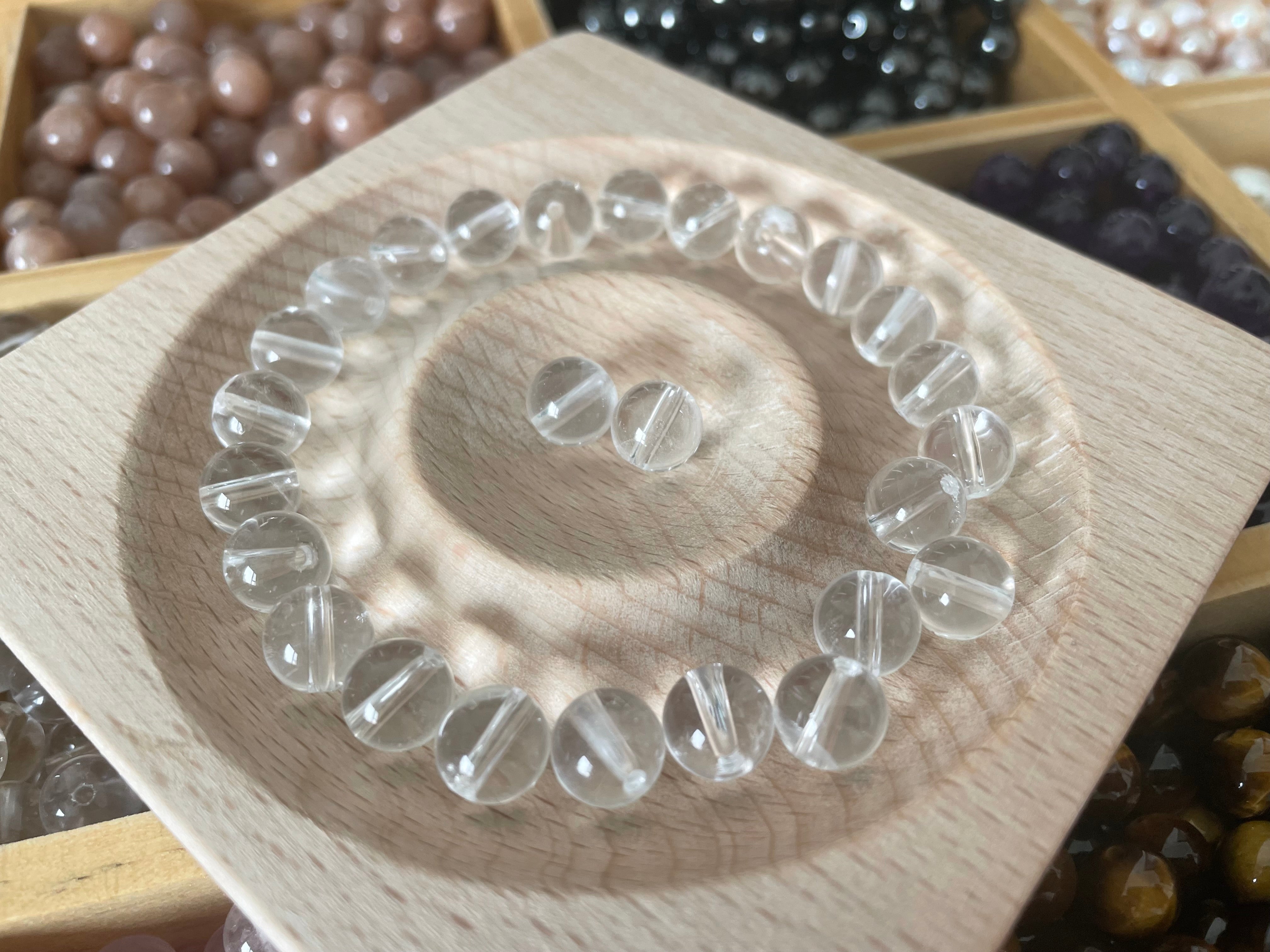 Natural Rock Crystal Beads