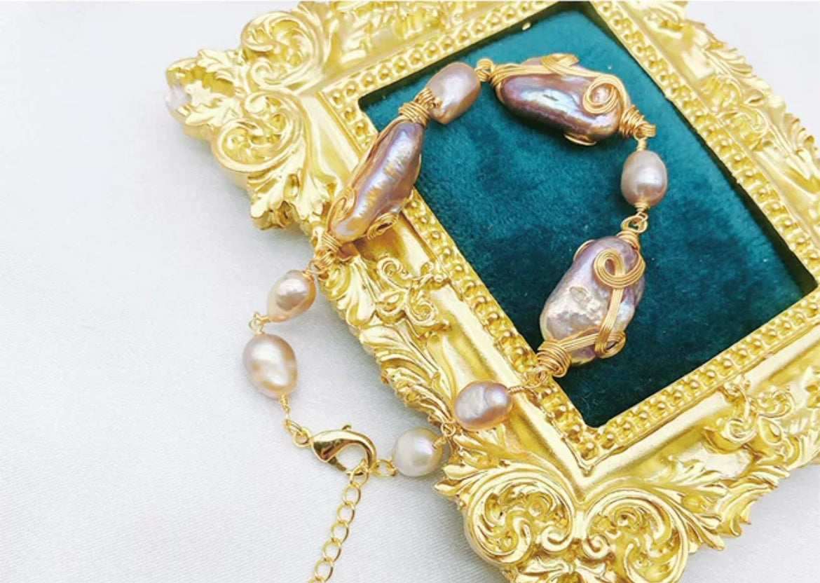 AS015 ROSAS New Arrival Vintage Baroque Bracelet + Necklace + Earrings