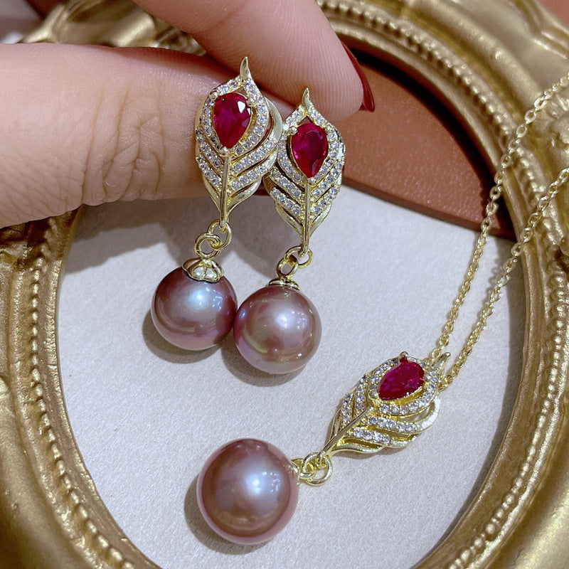 ARS129 RUBY AERO Edison Jewelry Set