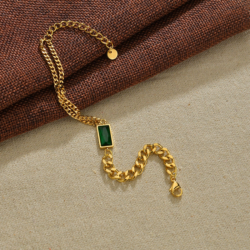 ROSAS Emerald Sprinkle Bracelet ARS601