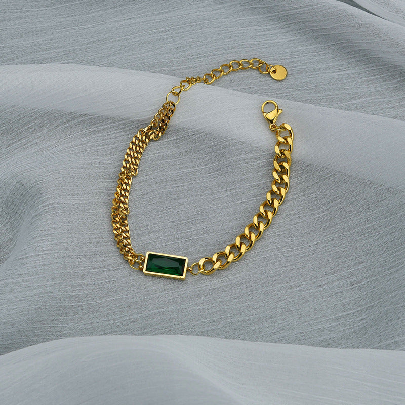 ROSAS Emerald Sprinkle Bracelet ARS601