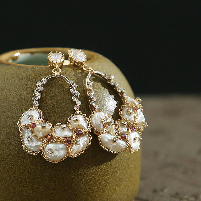ROSAS Vintage pearl earrings ARS112