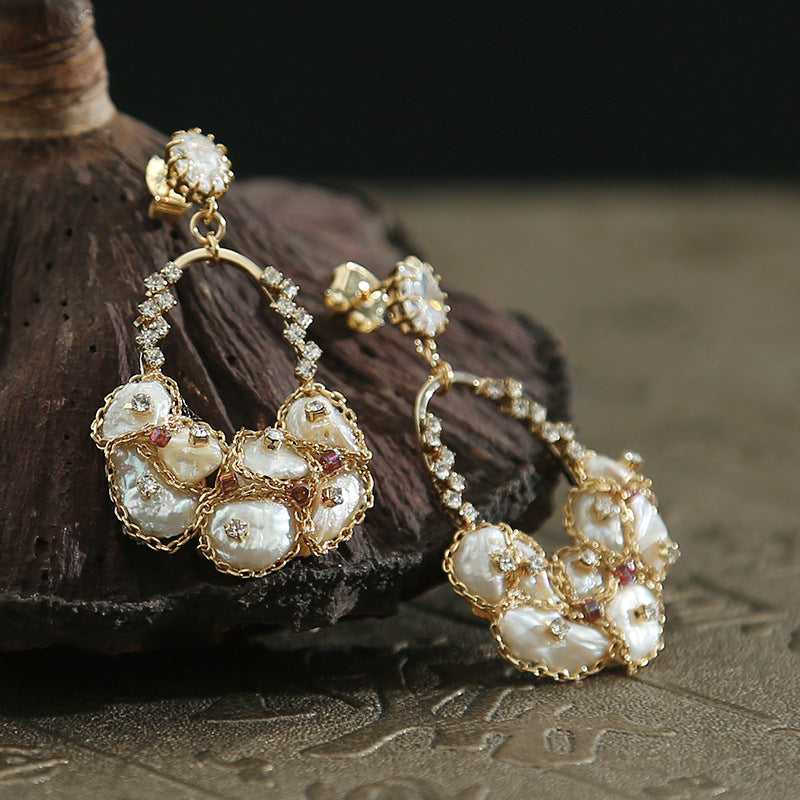 ROSAS Vintage pearl earrings ARS112