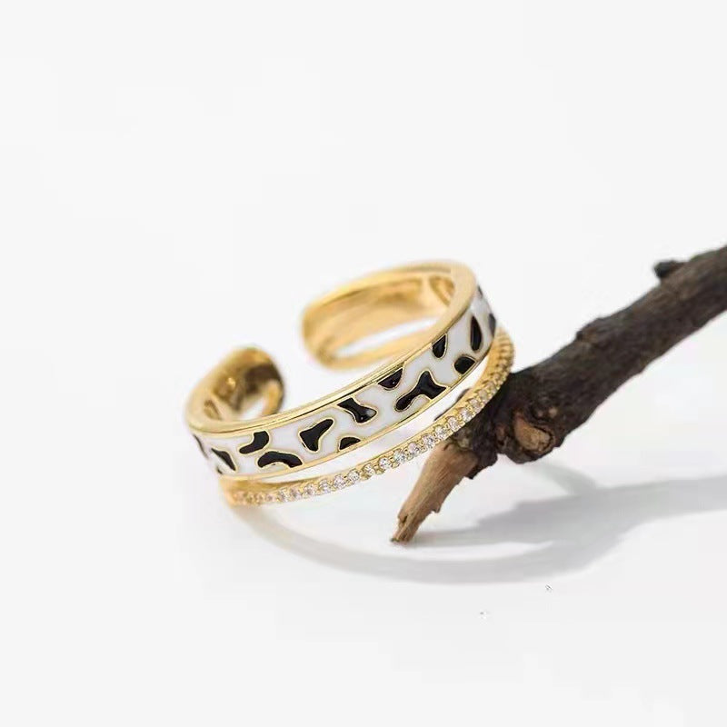 Leopard Round Ring ARS203